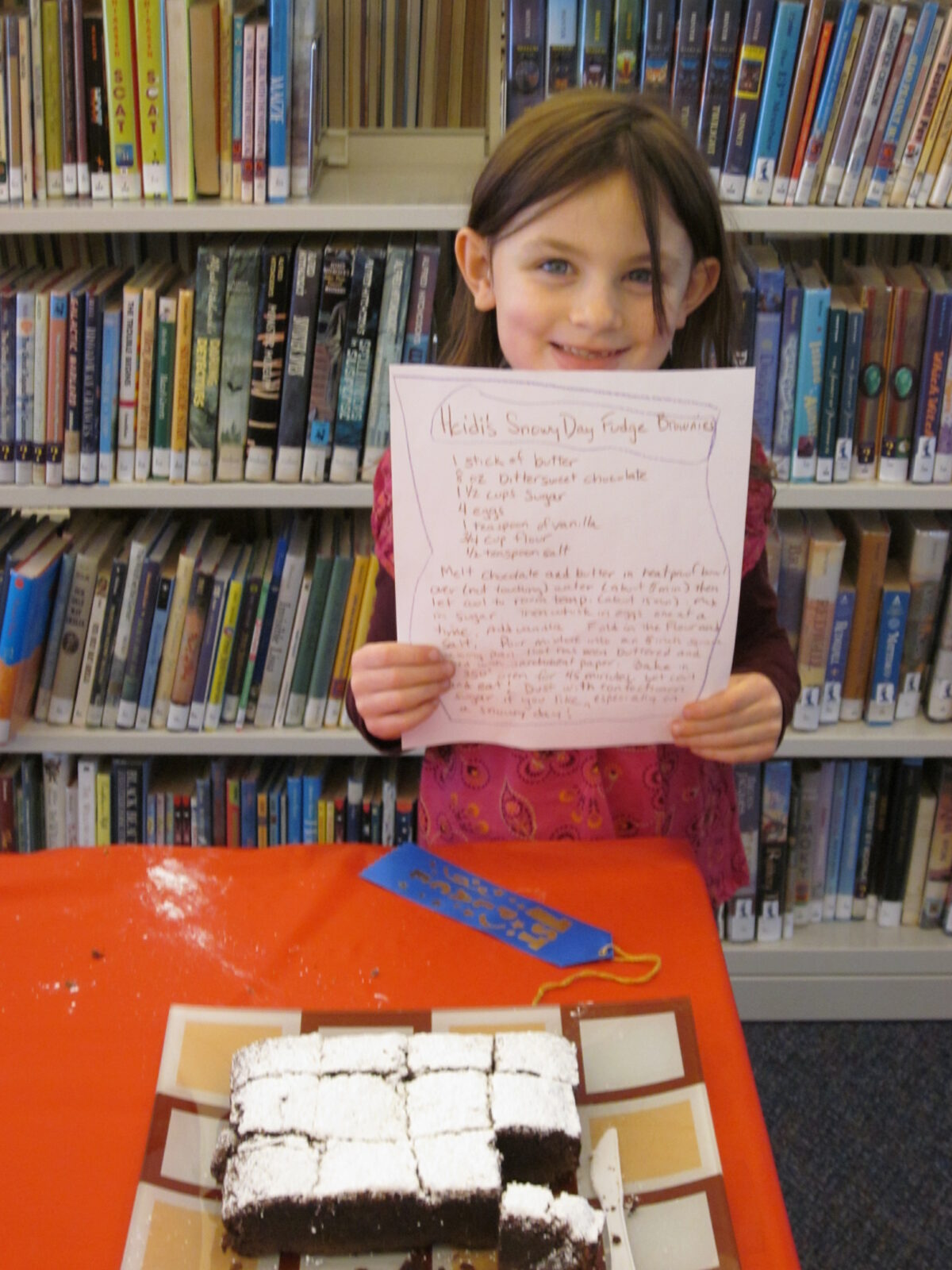 Heidi Snowy Day Fudge Cold Spring Harbor Library